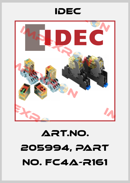 Art.No. 205994, Part No. FC4A-R161 Idec