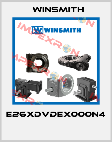 E26XDVDEX000N4              Winsmith
