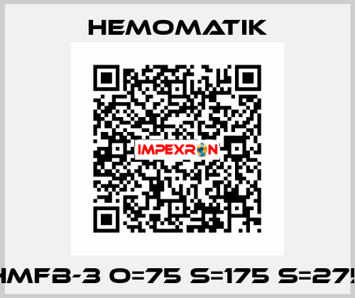 HMFB-3 O=75 S=175 S=275 Hemomatik