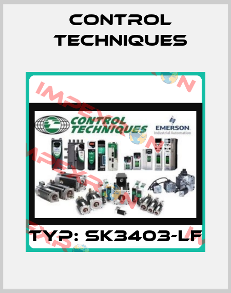 Typ: SK3403-LF Control Techniques