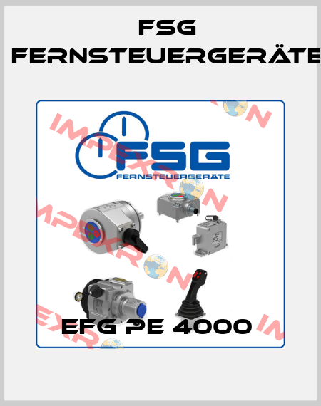 EFG PE 4000  FSG Fernsteuergeräte