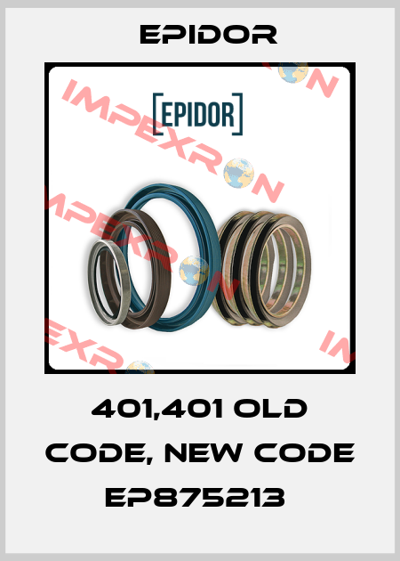 401,401 old code, new code EP875213  Epidor