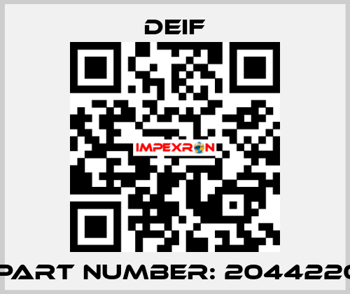 CM-1 part number: 2044220090  Deif