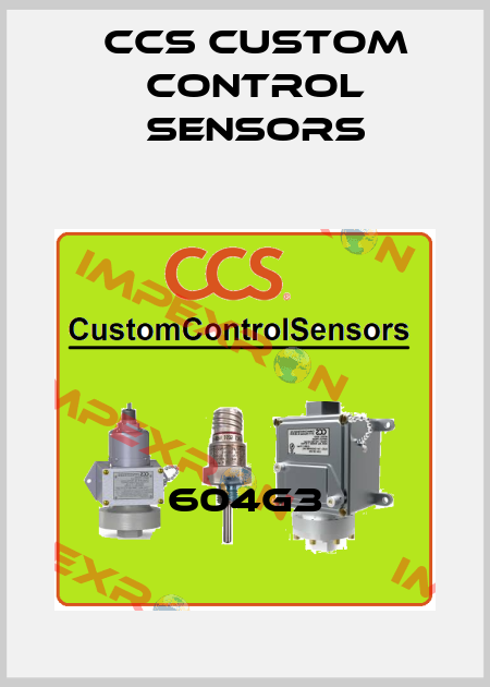 604G3 CCS Custom Control Sensors