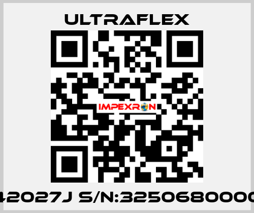 P/N: 42027J S/N:3250680000002  Ultraflex