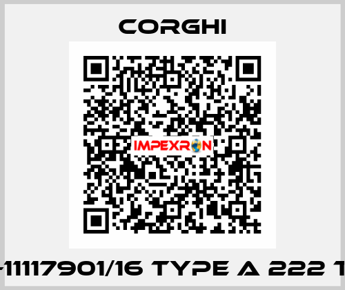 0-11117901/16 Type A 222 T.I  Corghi