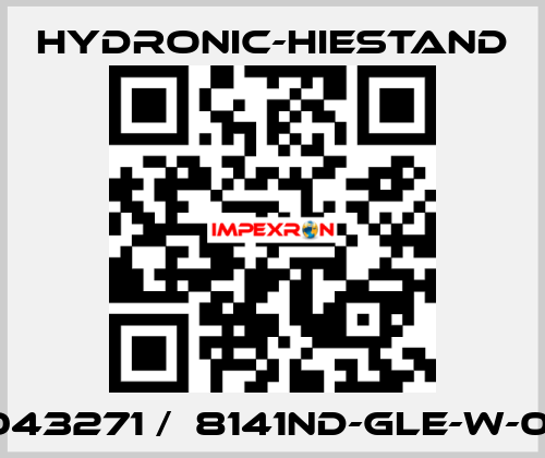 043271 /  8141ND-GLE-W-01 HYDRONIC-HIESTAND