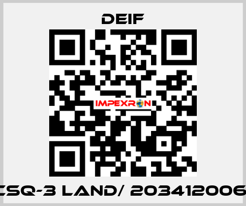 CSQ-3 Land/ 2034120061 Deif