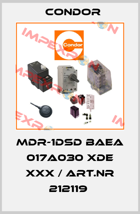 MDR-1DSD BAEA 017A030 XDE XXX / Art.Nr 212119  Condor