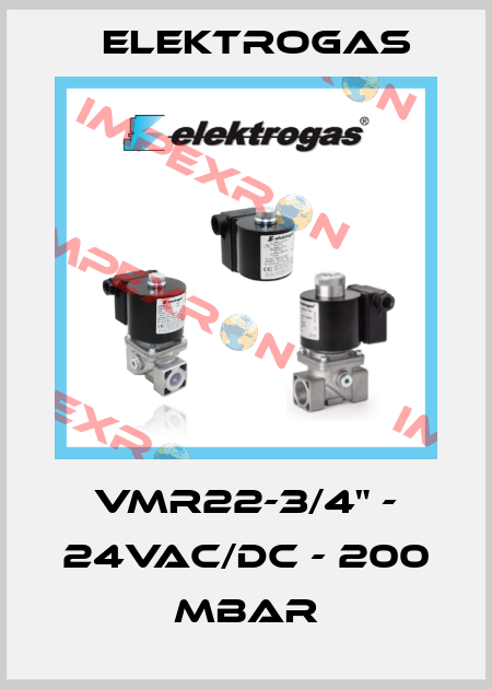 VMR22-3/4" - 24VAC/DC - 200 mbar Elektrogas