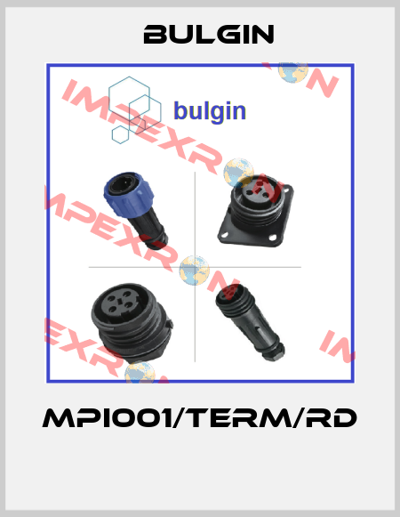 MPI001/TERM/RD  Bulgin