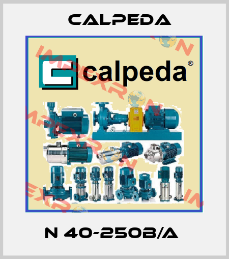 N 40-250B/A  Calpeda