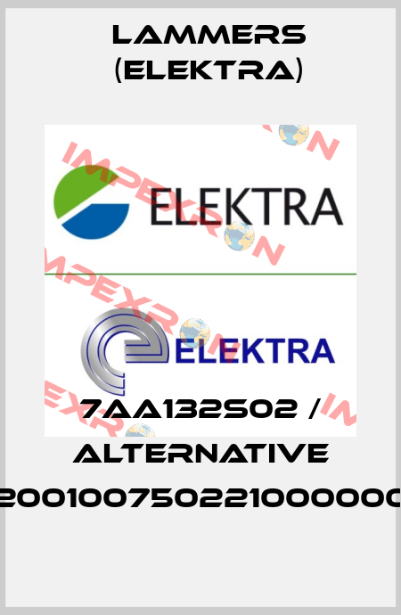 7AA132S02 / alternative 02001007502210000000 Lammers (Elektra)