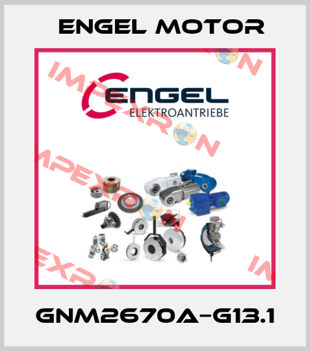 GNM2670A−G13.1 Engel Motor
