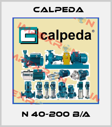 N 40-200 B/A Calpeda