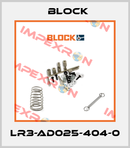 LR3-AD025-404-0 Block