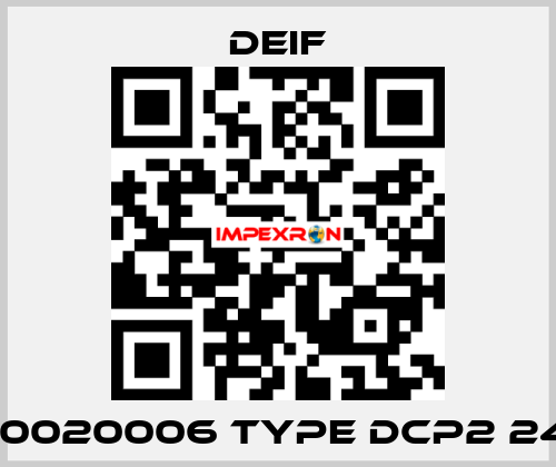 1240020006 Type DCP2 2440 Deif