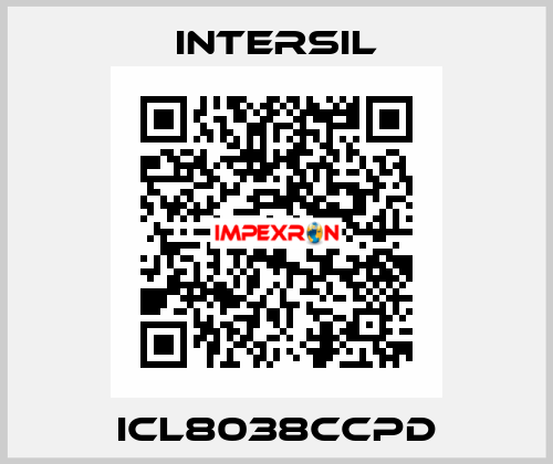 ICL8038CCPD Intersil