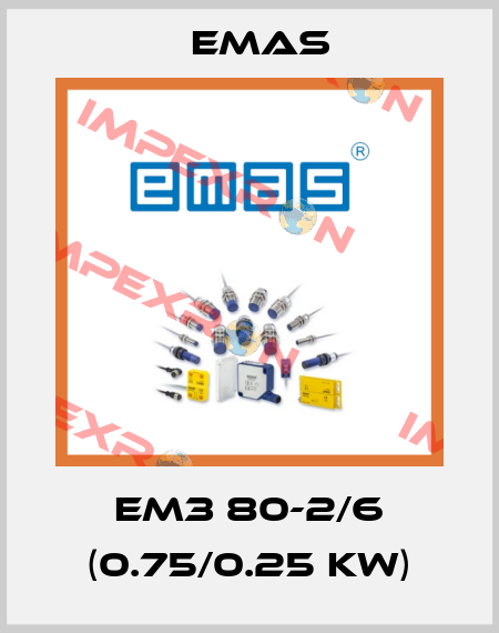 EM3 80-2/6 (0.75/0.25 kw) Emas