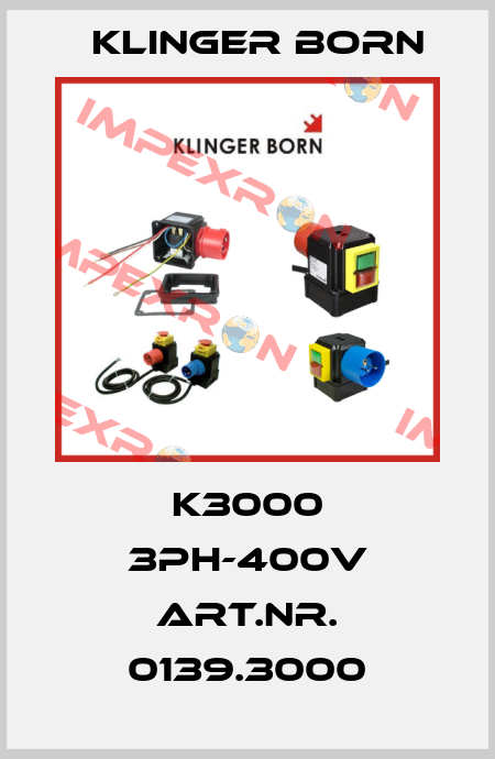 K3000 3Ph-400V Art.Nr. 0139.3000 Klinger Born