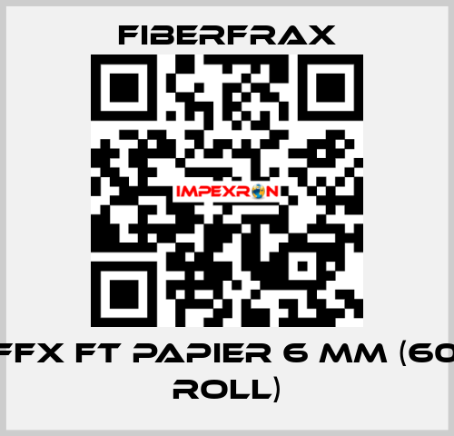 CA FFX FT PAPIER 6 MM (60 m2 roll) Fiberfrax