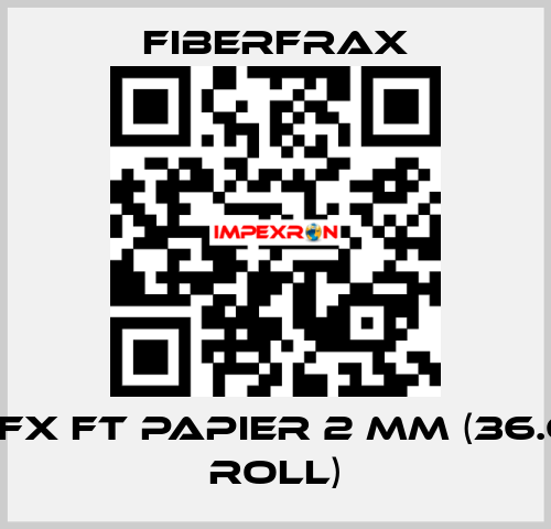 CA FFX FT PAPIER 2 MM (36.6 m2 roll) Fiberfrax