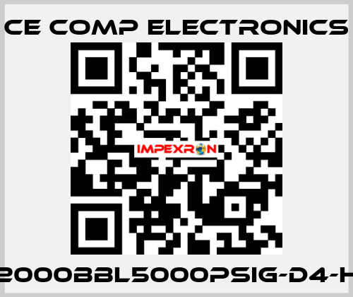 DPG2000BBL5000PSIG-D4-HA-10 Ce Comp Electronics