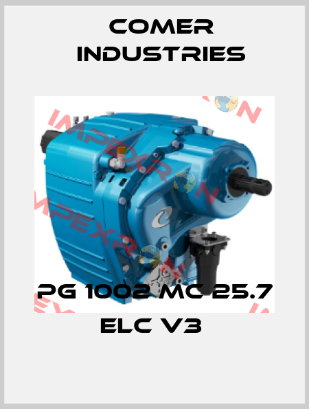 PG 1002 MC 25.7 ELC V3  Comer Industries