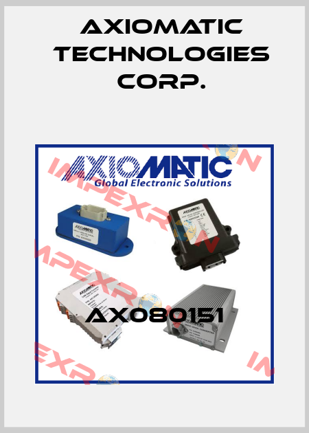 AX080151 Axiomatic Technologies Corp.