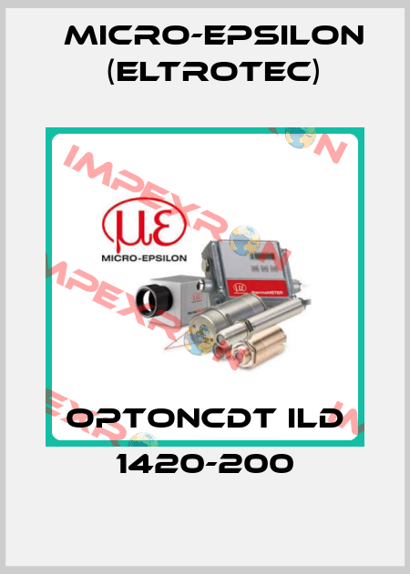 OPTONCDT ILD 1420-200 Micro-Epsilon (Eltrotec)