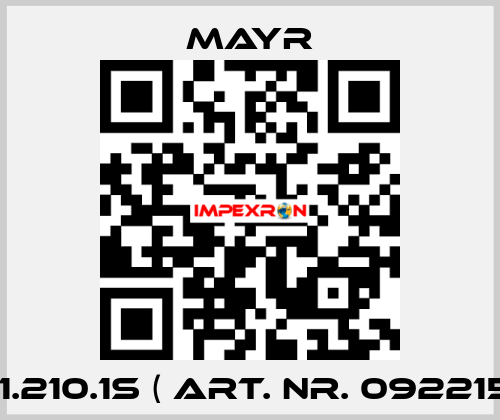 891.210.1S ( Art. Nr. 0922157 ) Mayr