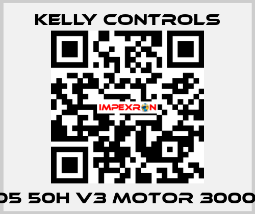 205 50H V3 Motor 3000W Kelly Controls