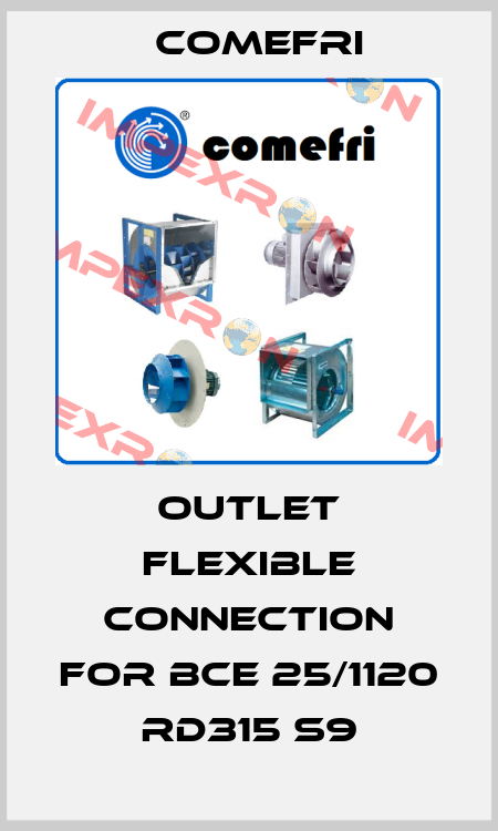 Outlet flexible connection for BCE 25/1120 RD315 S9 Comefri