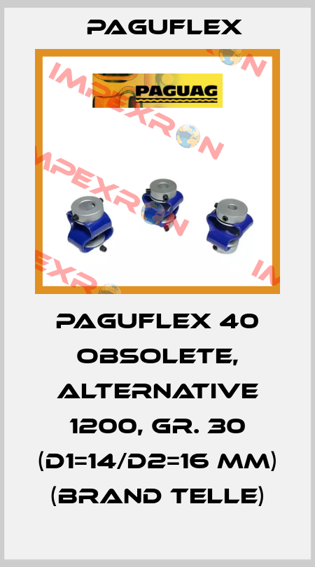 PaguFlex 40 obsolete, alternative 1200, Gr. 30 (d1=14/d2=16 mm) (brand Telle) Paguflex