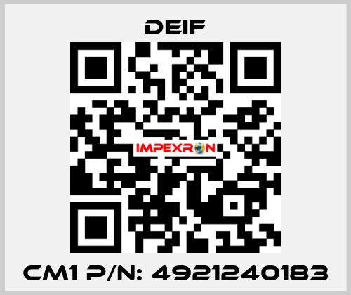 CM1 P/N: 4921240183 Deif
