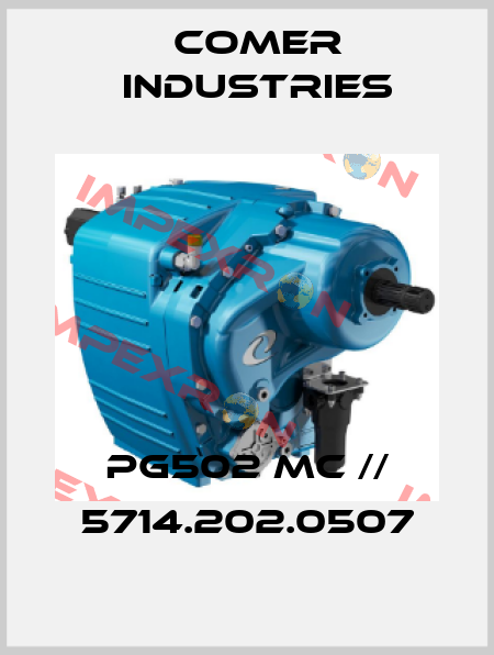 PG502 MC // 5714.202.0507 Comer Industries