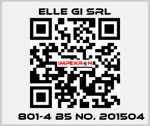 МС801-4 B5 No. 201504 ELLE GI SRL