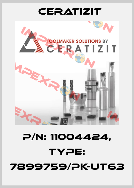 P/N: 11004424, Type: 7899759/PK-UT63 Ceratizit