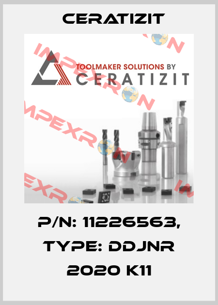 P/N: 11226563, Type: DDJNR 2020 K11 Ceratizit