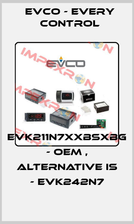 EVK211N7XXBSXBG - OEM , alternative is - EVK242N7 EVCO - Every Control