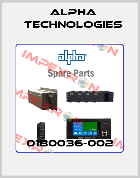 0180036-002 Alpha Technologies
