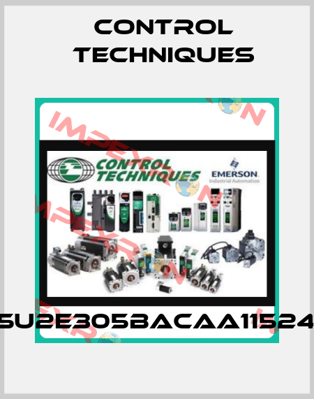 115U2E305BACAA115240 Control Techniques