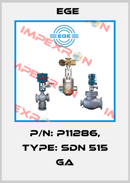 p/n: P11286, Type: SDN 515 GA Ege