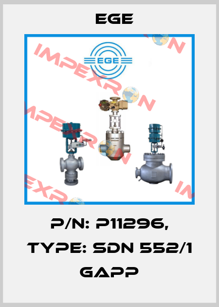 p/n: P11296, Type: SDN 552/1 GAPP Ege