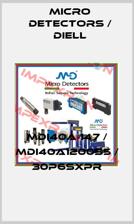 MDI40A 147 / MDI40A1200S5 / 30P6SXPR
 Micro Detectors / Diell