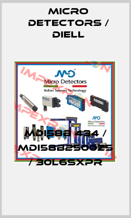 MDI58B 434 / MDI58B2500Z5 / 30L6SXPR
 Micro Detectors / Diell