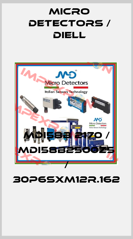 MDI58B 2170 / MDI58B2500Z5 / 30P6SXM12R.162
 Micro Detectors / Diell