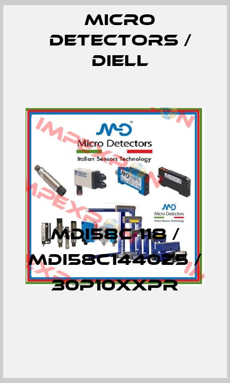 MDI58C 118 / MDI58C1440Z5 / 30P10XXPR
 Micro Detectors / Diell