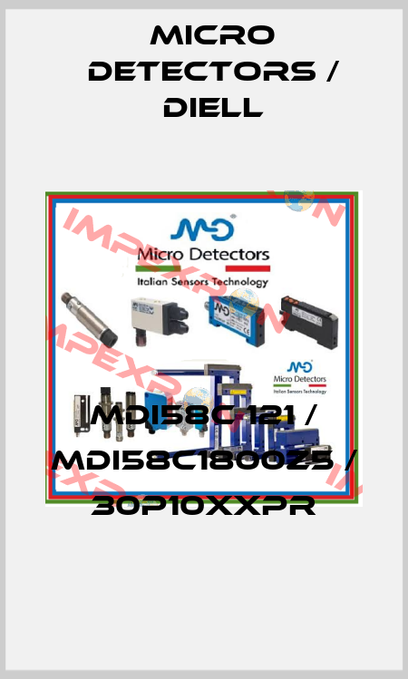 MDI58C 121 / MDI58C1800Z5 / 30P10XXPR
 Micro Detectors / Diell