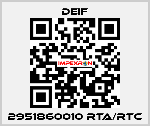 2951860010 RTA/RTC Deif